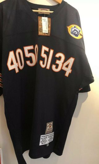 Mitchell & Ness Authentic Chicago Bears Players Of The Century Jersey XXL 54 NWT 12