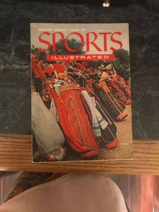 1954 SPORTS ILLUSTRATED 2 SECOND ISSUE GOLF - NY YANKEES CARDS STILL ATTACHED. 3