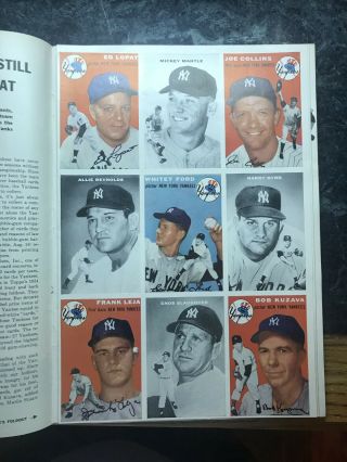 1954 SPORTS ILLUSTRATED 2 SECOND ISSUE GOLF - NY YANKEES CARDS STILL ATTACHED. 4