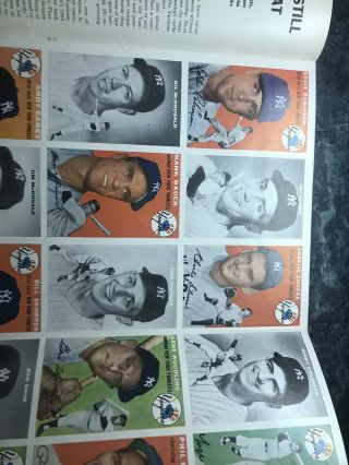 1954 SPORTS ILLUSTRATED 2 SECOND ISSUE GOLF - NY YANKEES CARDS STILL ATTACHED. 6