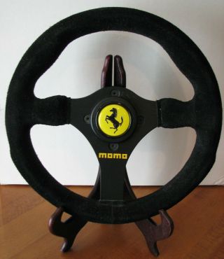 Momo Ferrari F1 Steering Wheel 126c2b,  Serial 065 Driver Patrick Tambay W/docum