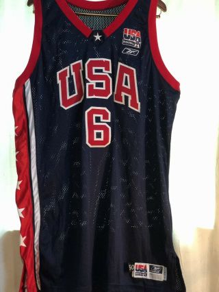 Andre Miller 2002 Team Usa Game Jersey Autographed Signed Jersey