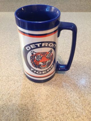 Vintage Detroit Tigers Stadium Cup Mugs Plastic