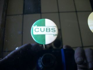 Very Rare Very Early Chicago Cubs Pin Green And White Holy Grail For A Cub Fan