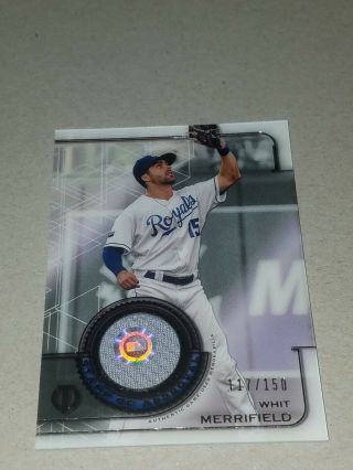 2019 Topps Tribute Stamp Of Approval Relic /150 Whit Merrifield