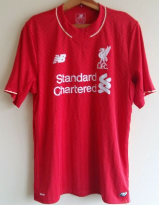 Fc Liverpool Home 2015 2016 Shirt Football Jersey Balance Size: M