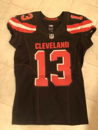 2015 Josh Mccown Game Cleveland Browns Jersey 9/13/15 Vs Jets