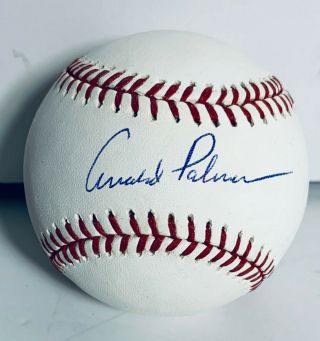 Arnold Palmer Hand Signed Autograph Romlb Baseball Golf Masters Winner