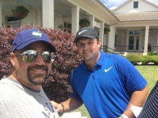 Patrick Reed Signed “ Captain America “ 2018 Masters Golf Flag - JSA CC96716 4