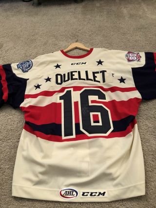 16 Xavier Ouellet 2016 AHL All - Star Challenge Western Conference Game Jersey 2