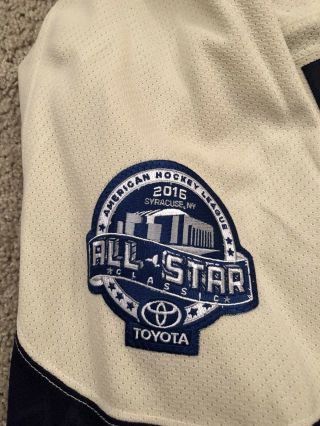 16 Xavier Ouellet 2016 AHL All - Star Challenge Western Conference Game Jersey 3