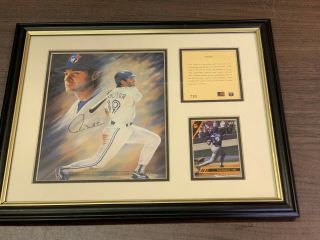 Paul Molitor Toronto Blue Jays Signed Framed Lithograph - Kelly Russell Studios