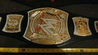 Adult Size 56 in Authentic Metal WWE World Championship John Cena Spinner Belt 2
