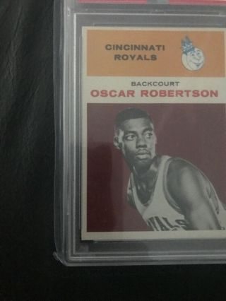 1961 Fleer Basketball Oscar Robertson ROOKIE RC 36 PSA 7 High End 3