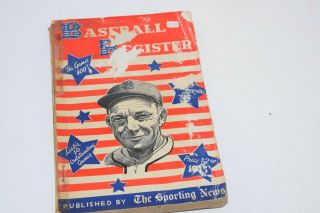 Vintage 1945 The Sporting News Baseball Register - The Game 