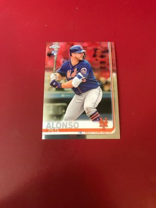 2019 Topps Chrome Pete Alonso Rookie Rc Hot York Mets
