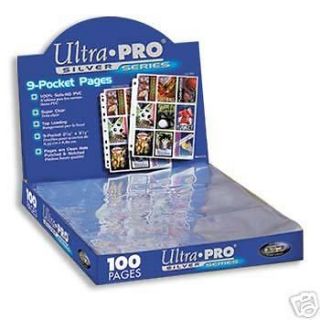 50 Ultra Pro 9 Pocket Coupon Sleeves Page Holder
