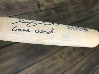Tim Tebow GAME ZINGER BAT autograph SIGNED Mets Gators TEBOW 6