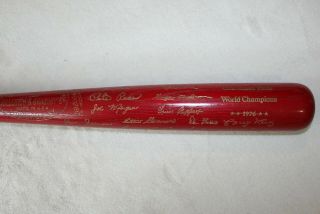 Cincinnati Reds 1976 World Series Baseball Bat Team Facsimile Signatures