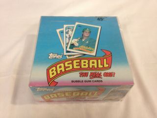 1989 " Topps " Baseball Cards,  Factory Box,  (36 Wax Packs) -