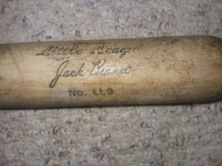 Vintage Jackie Brandt Hanna Batrite Baseball Bat Athens Ga 1950s Ny Giants rare 3