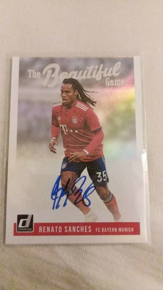 2018 - 19 Donruss The Game Autographs Renato Sanches Bayern 拜仁