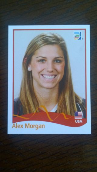 Alex Morgan Rookie Sticker - Panini World Cup 2011 - Vgc