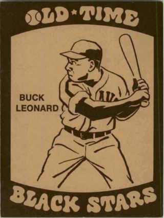 1974 Laughlin Old - Time Black Stars - Buck Leonard - Negro Leagues - 11
