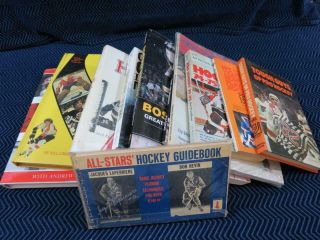 (11) Hockey Signed Autographed Books With Hall Of Famers