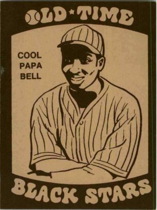 1974 Laughlin Old - Time Black Stars - Cool Papa Bell - Negro Leagues - 24