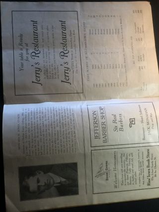 Hawkeyes 1921 Iowa Homecoming Football v Ill Fighting Illini: Will Sell 4