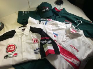 Formula 1 Shirt - Sherman / Bar Honda / Toyota Panasonic / Jaguar & Cap