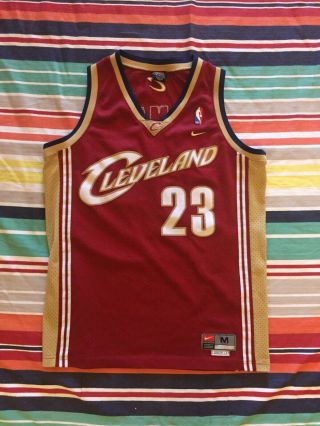 Cleveland Cavaliers Lebron James Nba Basketball Nike Jersey Size Med / Length,  2