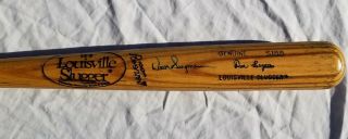 1980s Dave Bergman Signed Game Bat 1984 World Series Detroit Tigers Team
