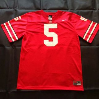 Nike Team The Ohio State Buckeyes 5 Home Red Football Jersey Youth Xl 20