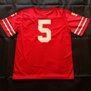 Nike Team The Ohio State Buckeyes 5 Home Red Football Jersey Youth XL 20 2