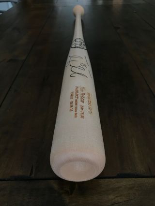Tim Tebow GAME ISSUED 2018 DOVE TAIL BAT autograph SIGNED Mets Gators TEBOW 4