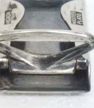 Vintage London England 1948 US Olympic Team Silver Plated Belt Buckle Rare 3