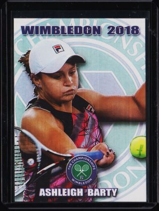 2018 Ashleigh Barty 1/100 Wimbledon Rookie Tennis Card Rc - Last One