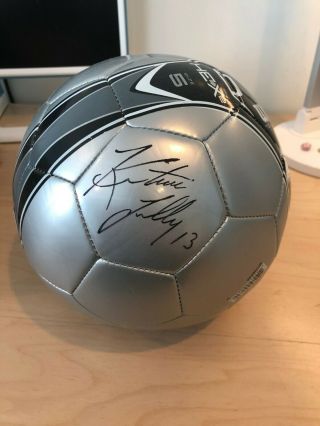 Kristine Lilly (american Soccer Player) Signed Soccer Ball