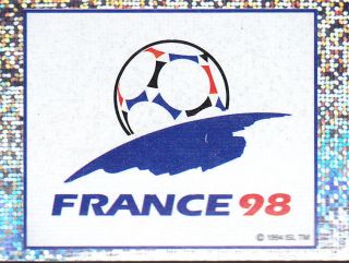 Panini - Fifa World Cup France 1998 - Official World Cup Logo - 2