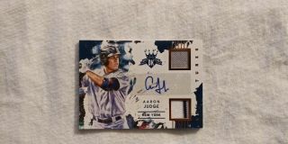 2016 Diamond Kings Aaron Judge Rookie Dual Jersey Autograph Card Sp /99 Yankees