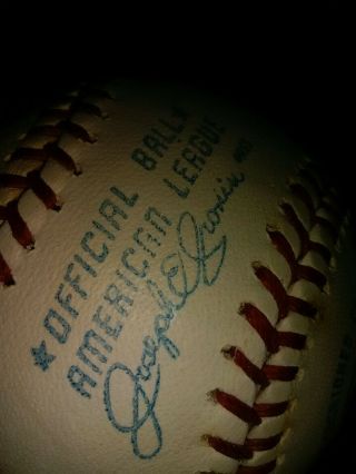1970 - 72 70s Reach Spalding Official American League Baseball Joseph Cronin W Box