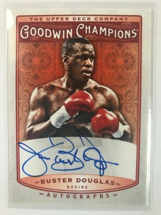 2019 Ud Upper Deck Goodwin Champions Buster Douglas Boxing Autograph Auto 1:595