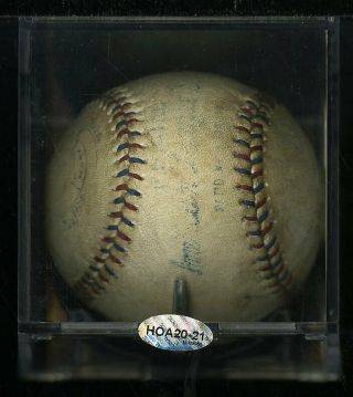 Babe Ruth Single Signed OAL Baseball Sweet Spot AUTO,  Rotman (PWCC) 3
