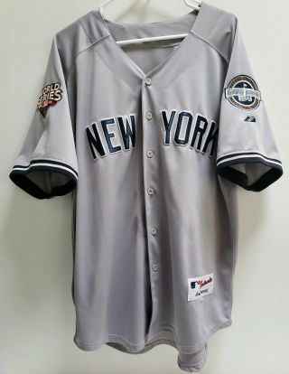 Babe Ruth 2009 World Series York Yankees Majestic Authentic Road Jersey 52