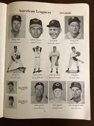 1960 MLB All Star Game Official Program at Yankee Stadium 7