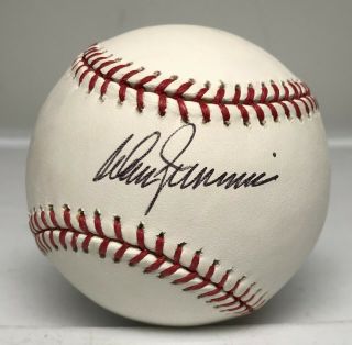 Don Zimmer Single Signed Baseball Autographed Auto Jsa Yankees Mets Dodgers