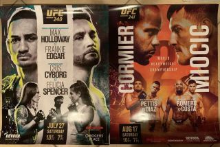 Ufc 240 And 241 Official Fight Posters Print 18x24