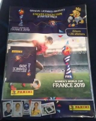 Panini Fifa Womens World Cup France 2019 Starter Pack Album Or Album.